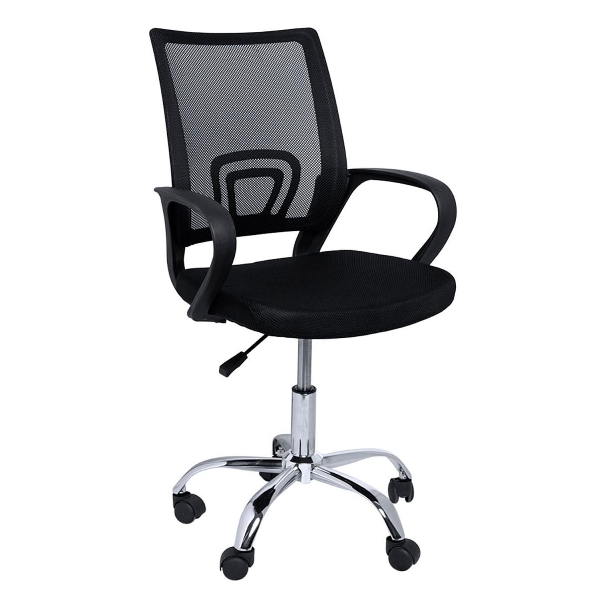 Regalos Miguel - Silla de Oficina Negra Midi Pro - Máxima Ergonomía - Ideal para Escritorio y Gaming
