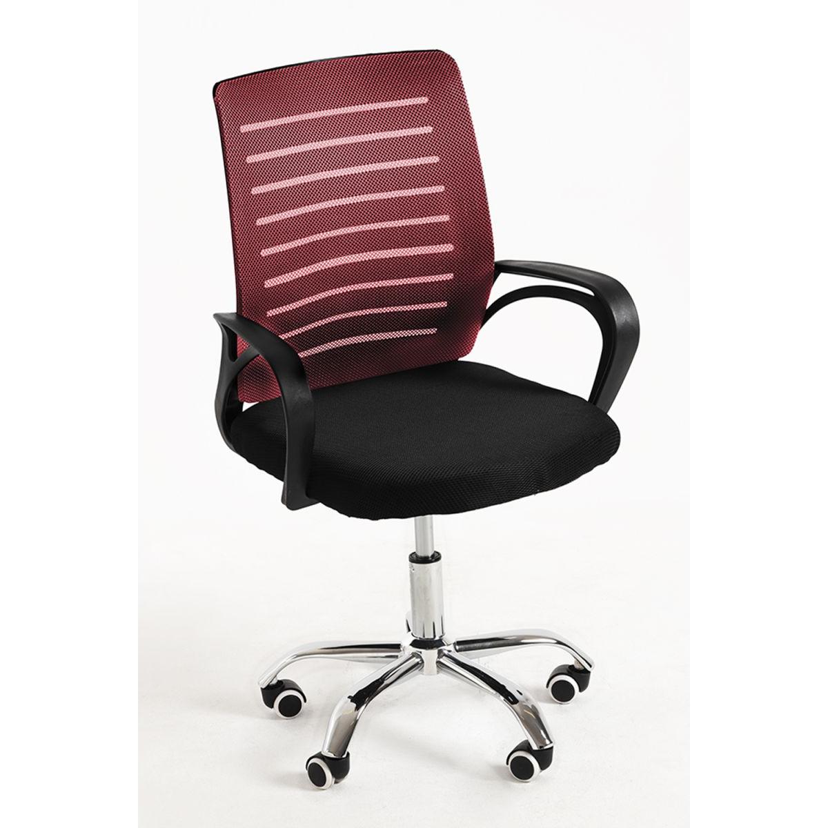 Regalos Miguel - Silla de Oficina Visi en Rojo - Máxima Ergonomía - Ideal para Escritorio y Gaming