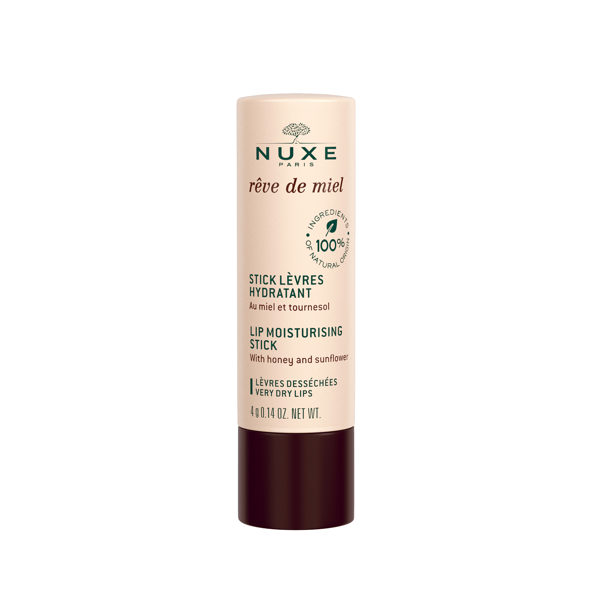 Rêve de miel stick labios hidratante 4 g (Miel)  Nuxe