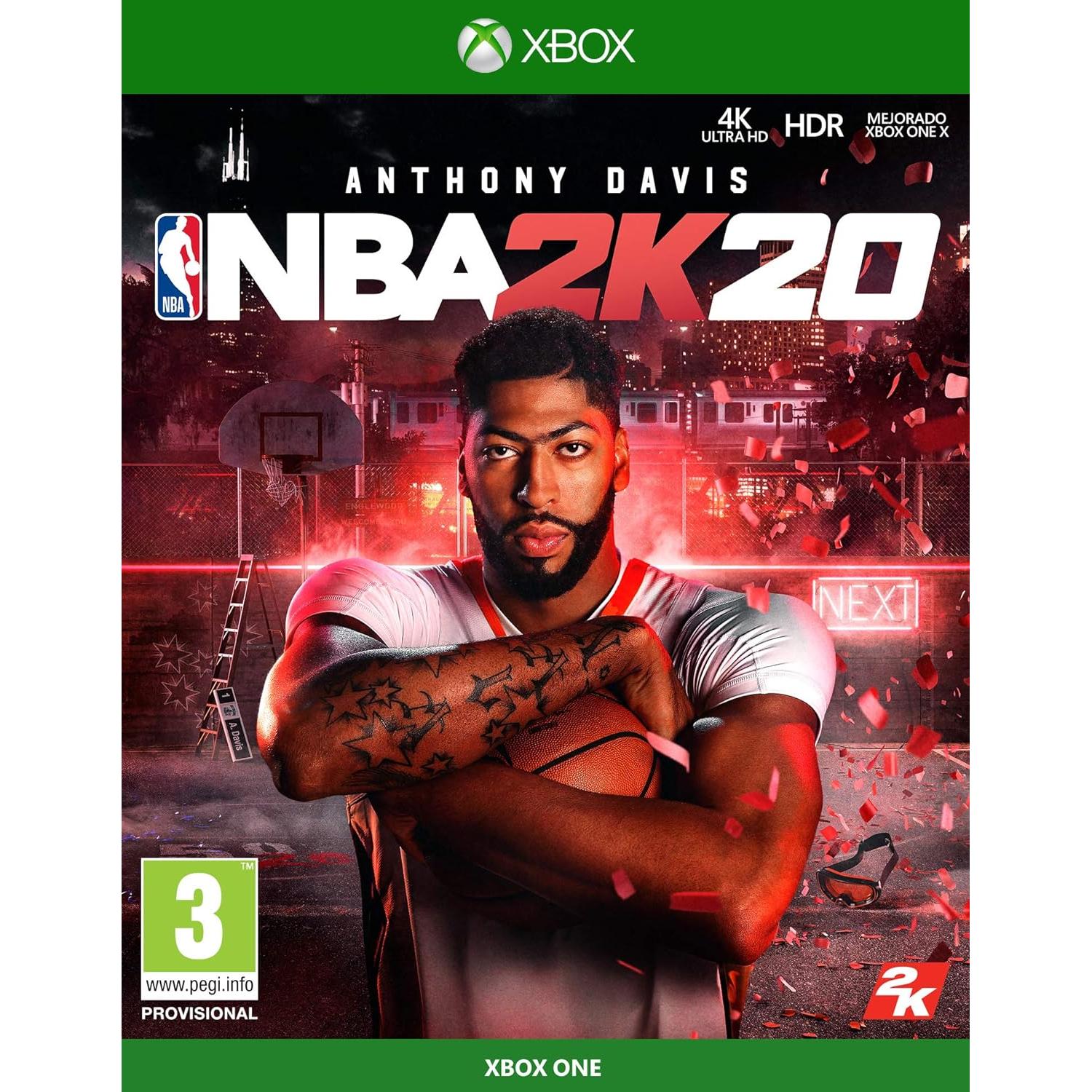 Videojuego NBA 2K20 para XBOX ONE - Portada Anthony Davis - Versión en español - Microsoft - 2K