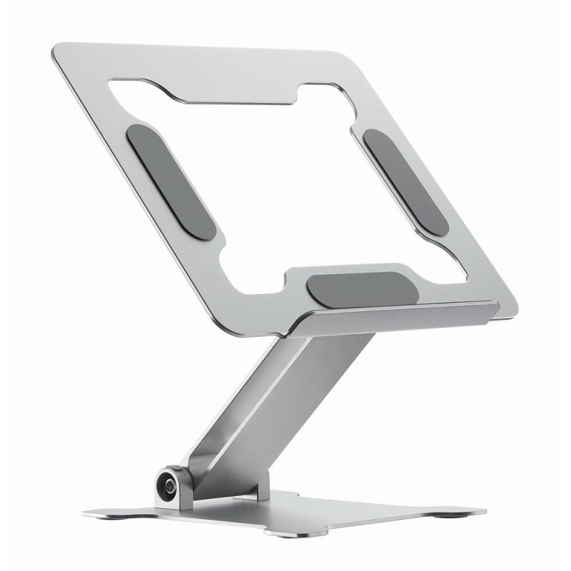 Gembird NBS-D1-03 Soporte vertical plegable para portátil, plateado