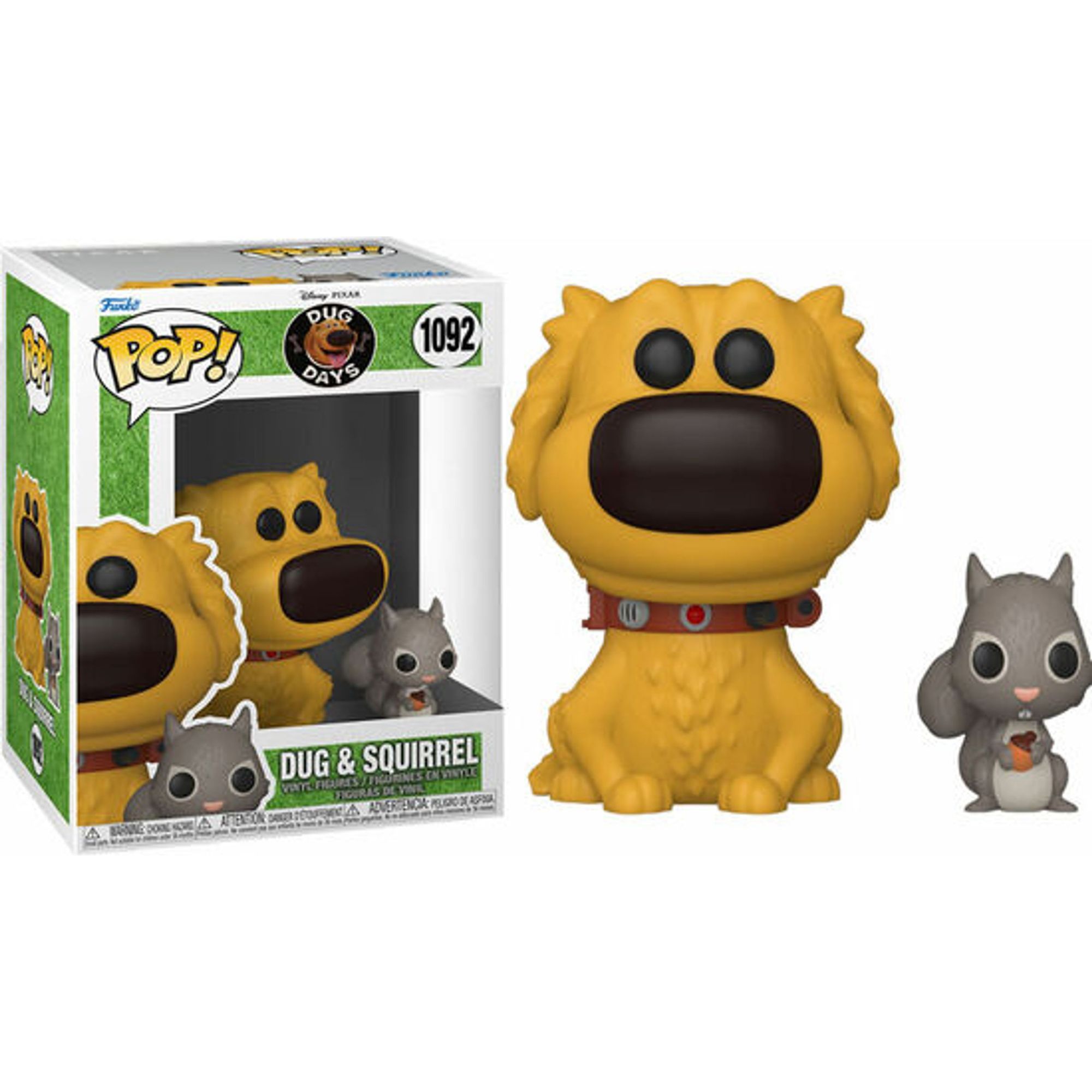 Funko - Figura Pop Dug Days Dug With Squirrel - Funko Pop Coleccionable De Edición Limitada - Funko Pop Diseño Detallado Y Realista - Funko Pop Ideal Para Regalo - Funko Pop Gran Variedad De Personajes