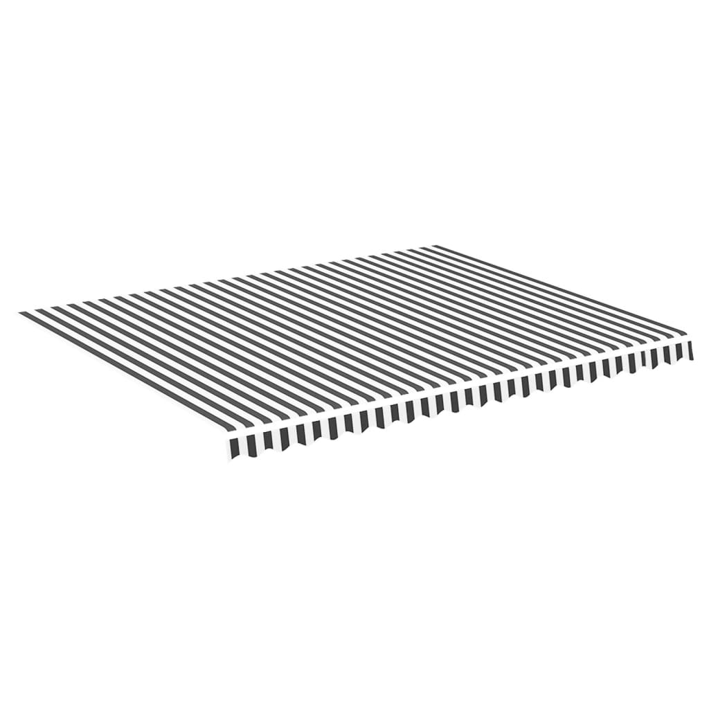 Vidaxl Tela de Repuesto para Toldo 4,5x3,5 M Color Azul y Blanco, Crema, Amarillo y Blanco, Protección Rayos UV