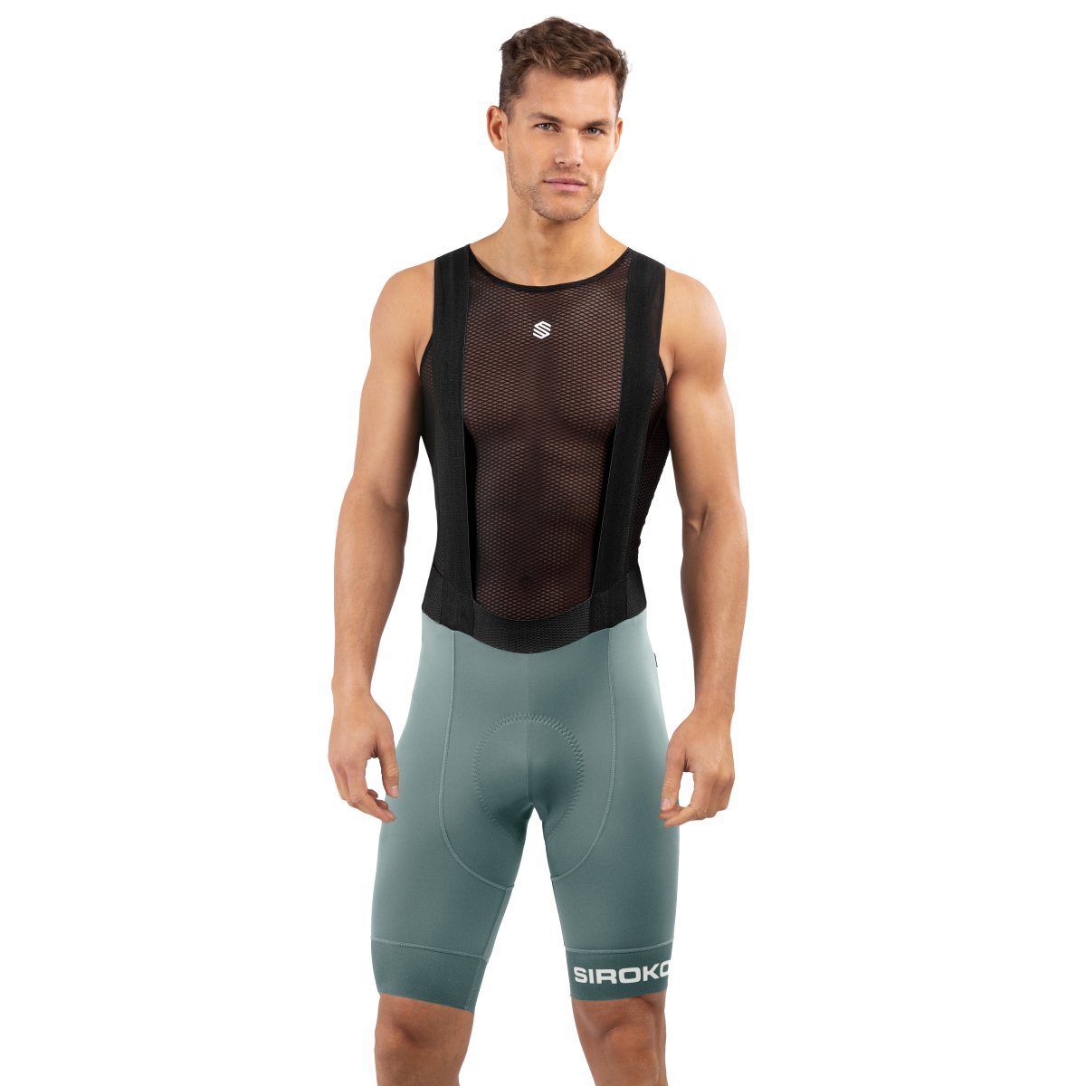 Siroko - Culotte BX Corto Tirantes Elásticos Ciclismo para Hombre_