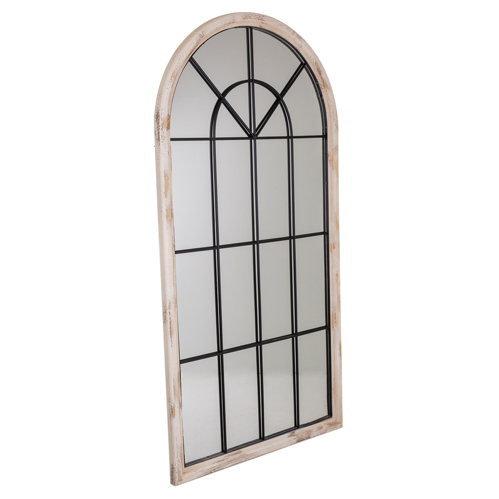 Wonderlust Deco - Espejo de madera 86x4x168 Blanco 86x4x168