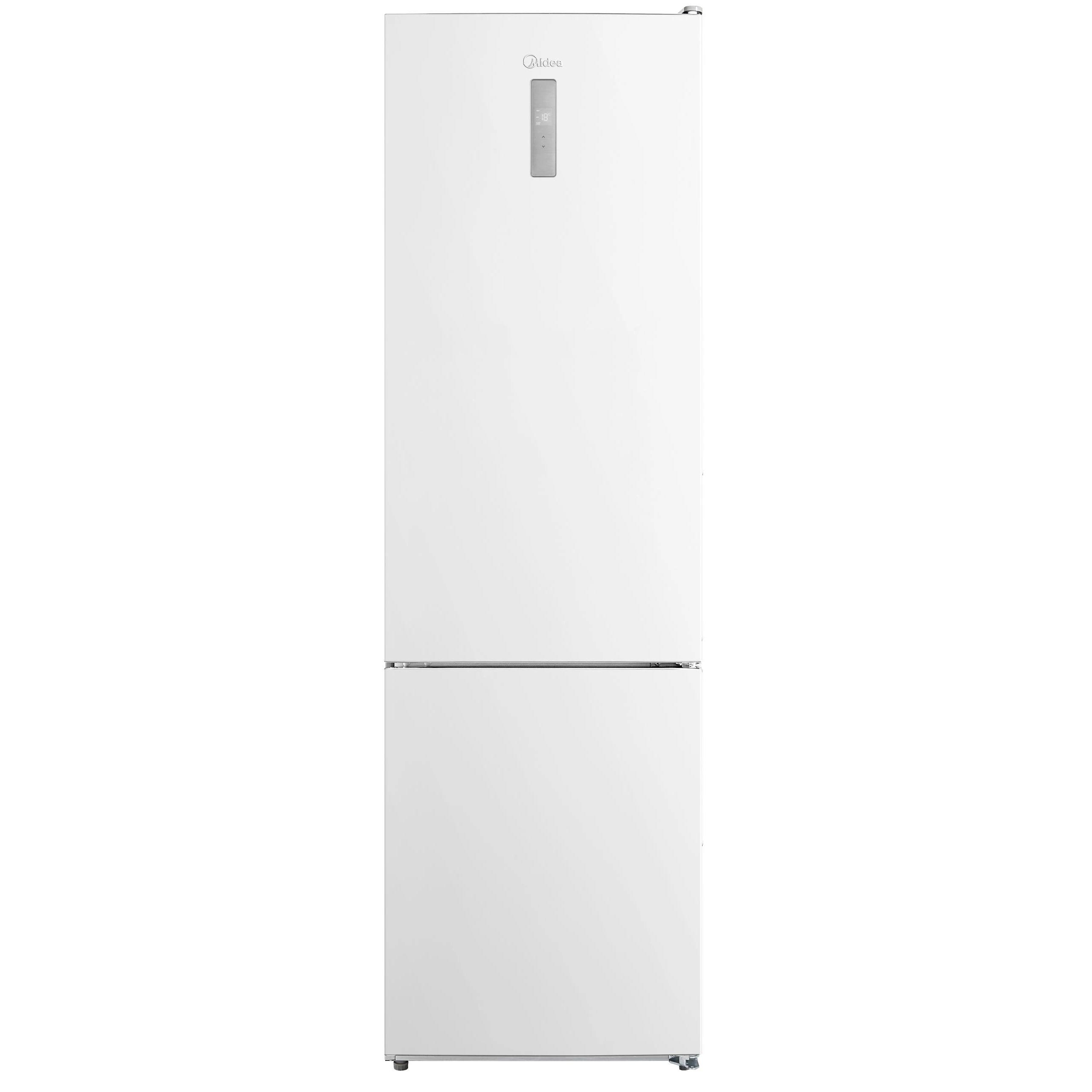 Midea - Frigorífico combi No Frost MDRB489FGE01OE alto 201 cm, 330 L, clase energética E, blanco, para familia