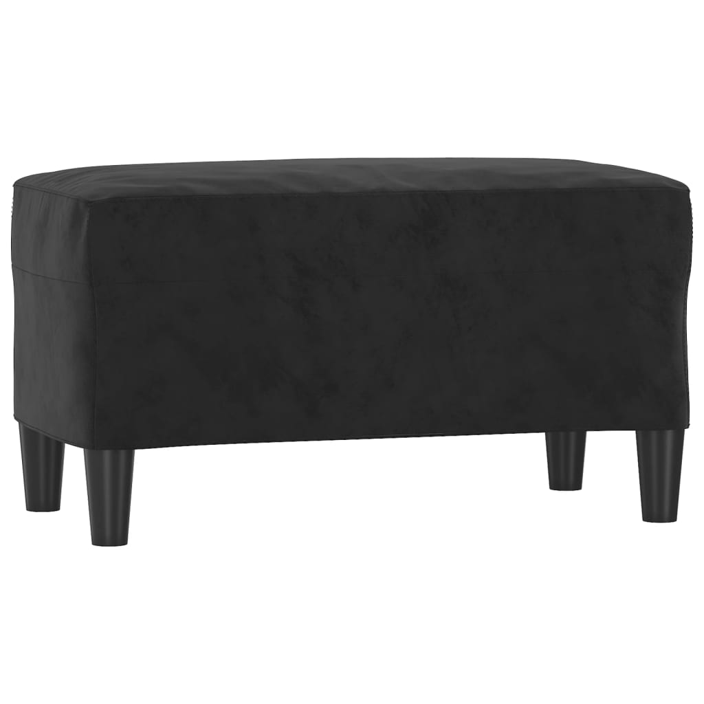 vidaXL Banco de terciopelo color 70x35x41 cm en color Crema/Negro/Rosa y más