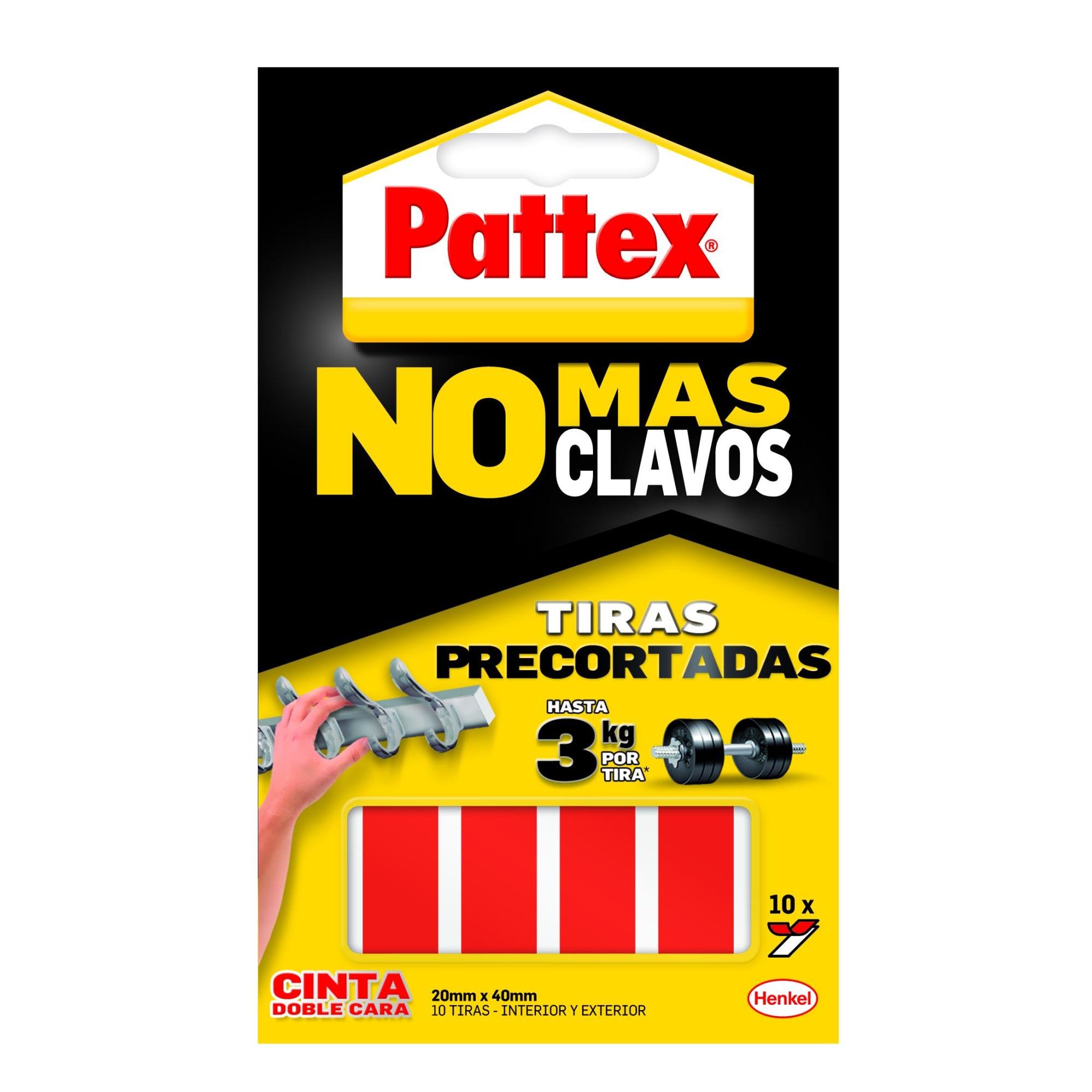 PATTEX NO MAS CLAVOS CINTA PRECORTADA DE HENKEL