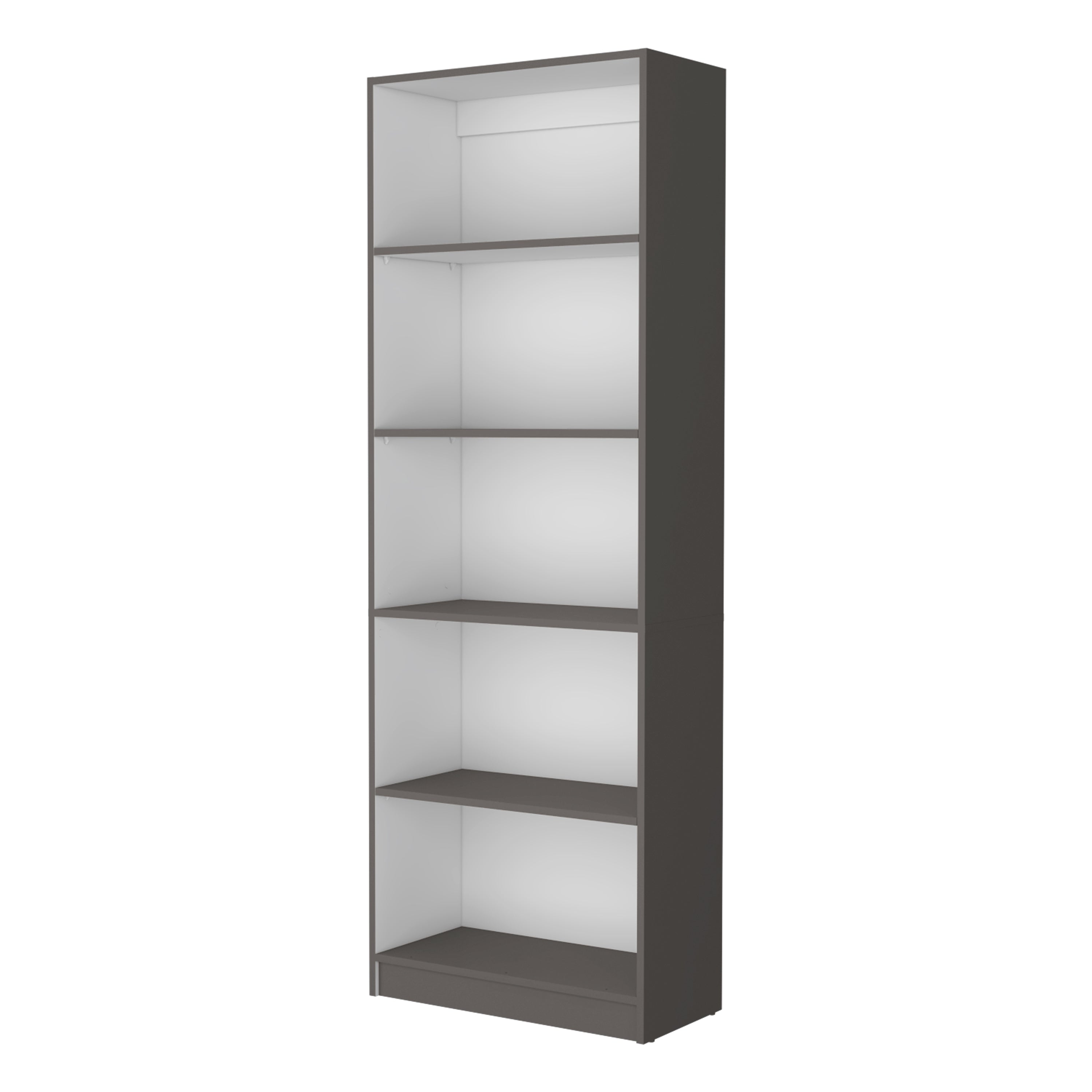 TUHOME Estanteria Home en melamina de 5 estantes