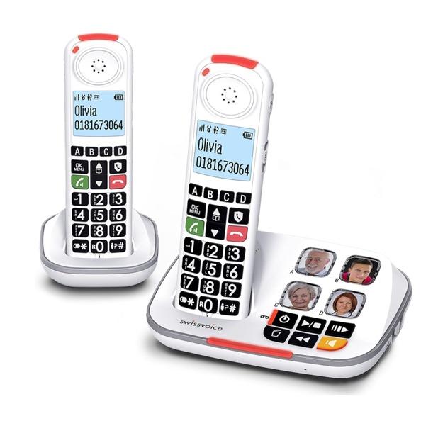 Teléfono Inalámbrico Swissvoice Xtra 2355 DUO Teclas Grandes