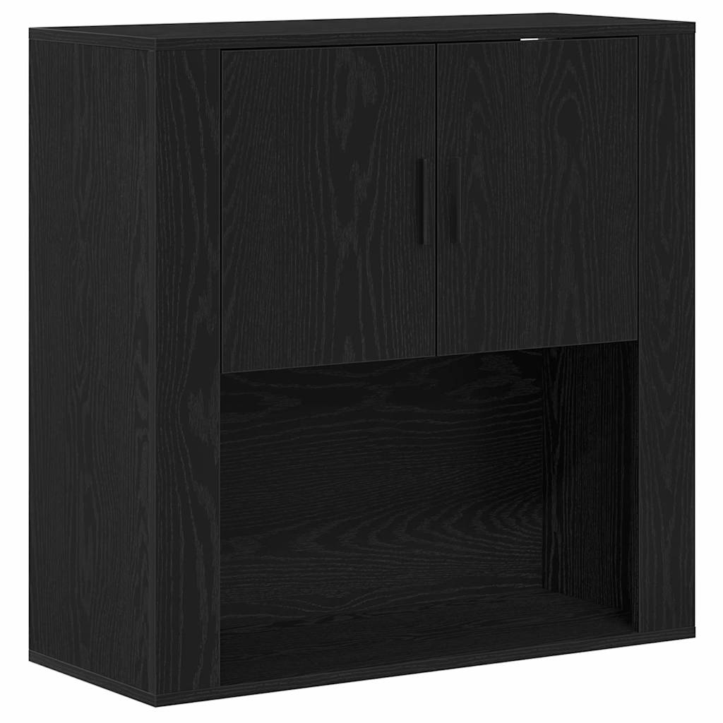vidaXL Armario de pared madera contrachapada 80x33x80 cm Multicolor