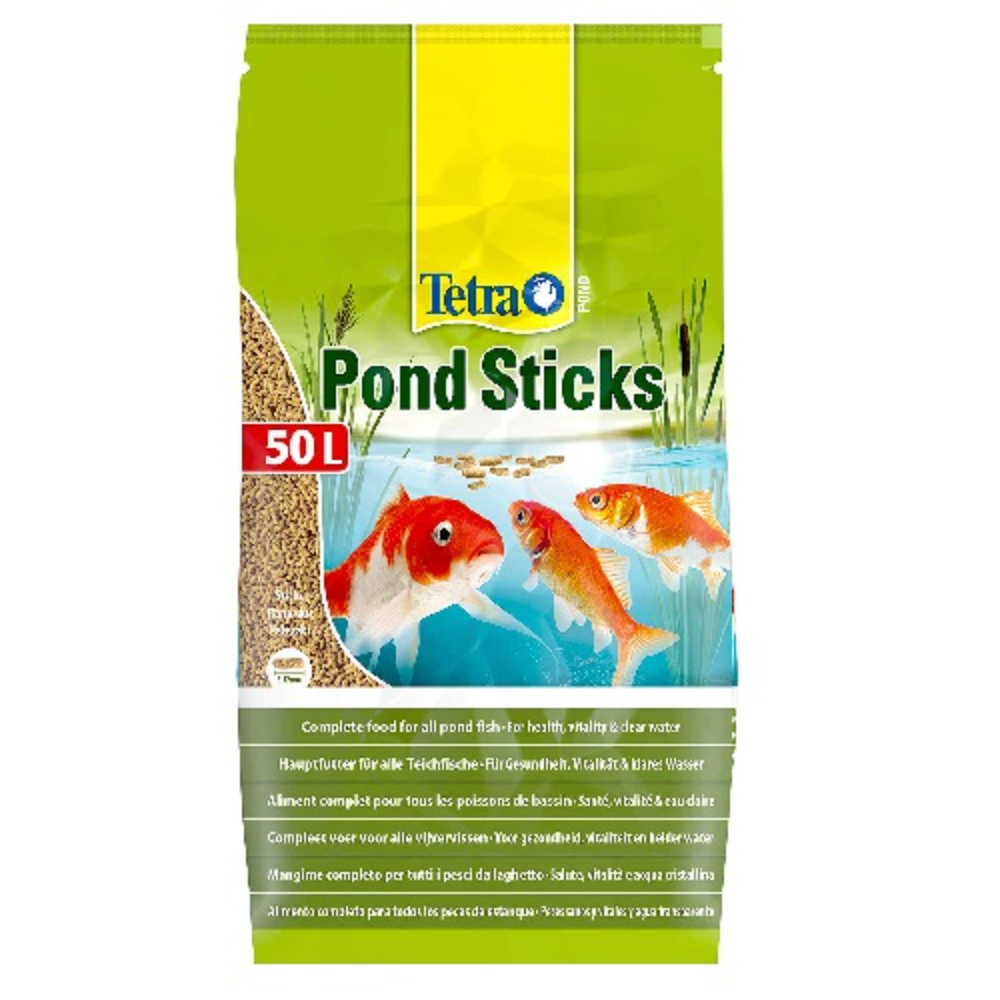 TETRA POND STICKS, Alimento para Peces de Estanque, 50 L