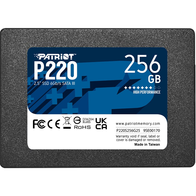 SSD Patriot P220 256GB SATA3 2,5