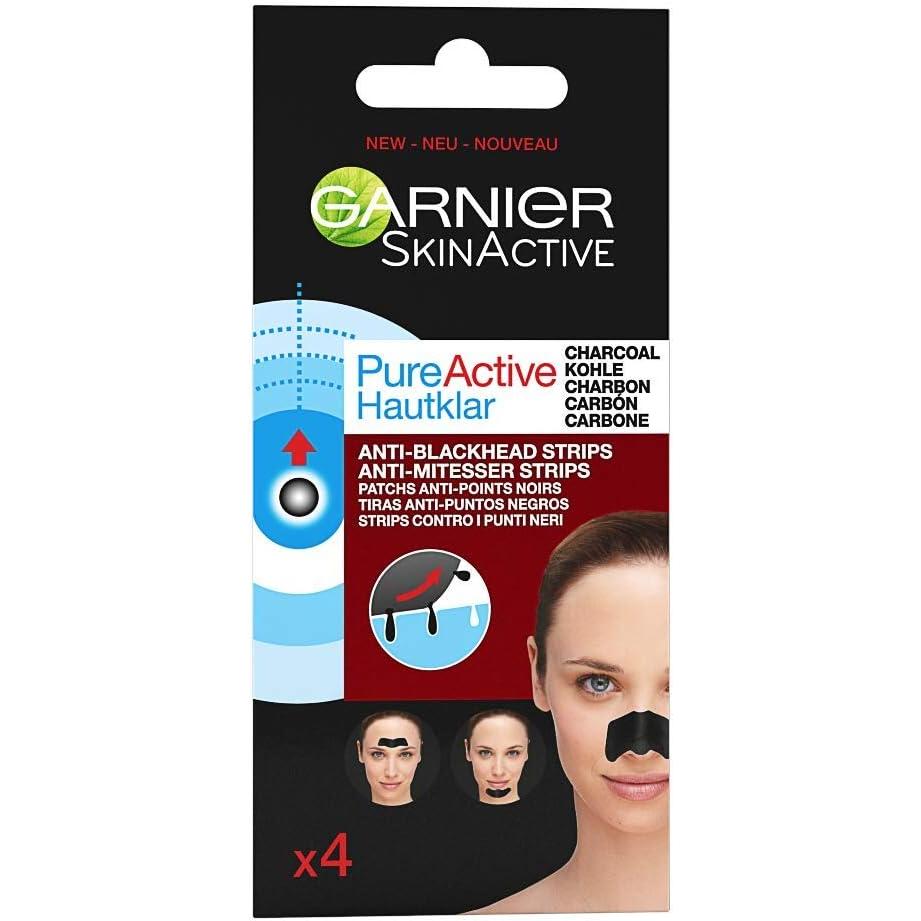 GARNIER Pure Active TIRAS NASALES,  CARBÓN