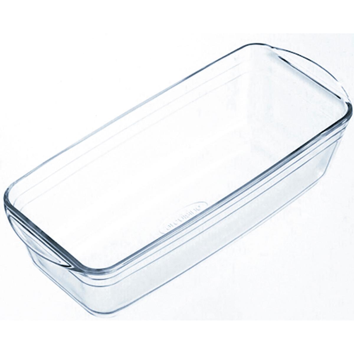 Ô CUISINE OCUISINE VIDRIO Molde Cake Rectangular Horno Boro 29x12x8CM Transparente Brillo Fabricado en Francia Resistente a rayaduras