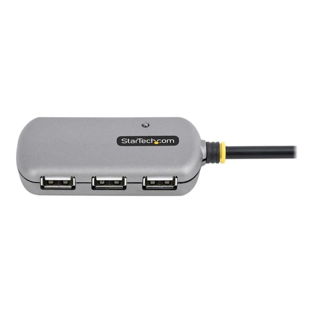 HUB Switch puertos 1 x USB 2.0 Type A StarTech U02442-USB-EXTENDER  | USB 2.0 Type A (host y hub), compatible con USB 1.1, Negro