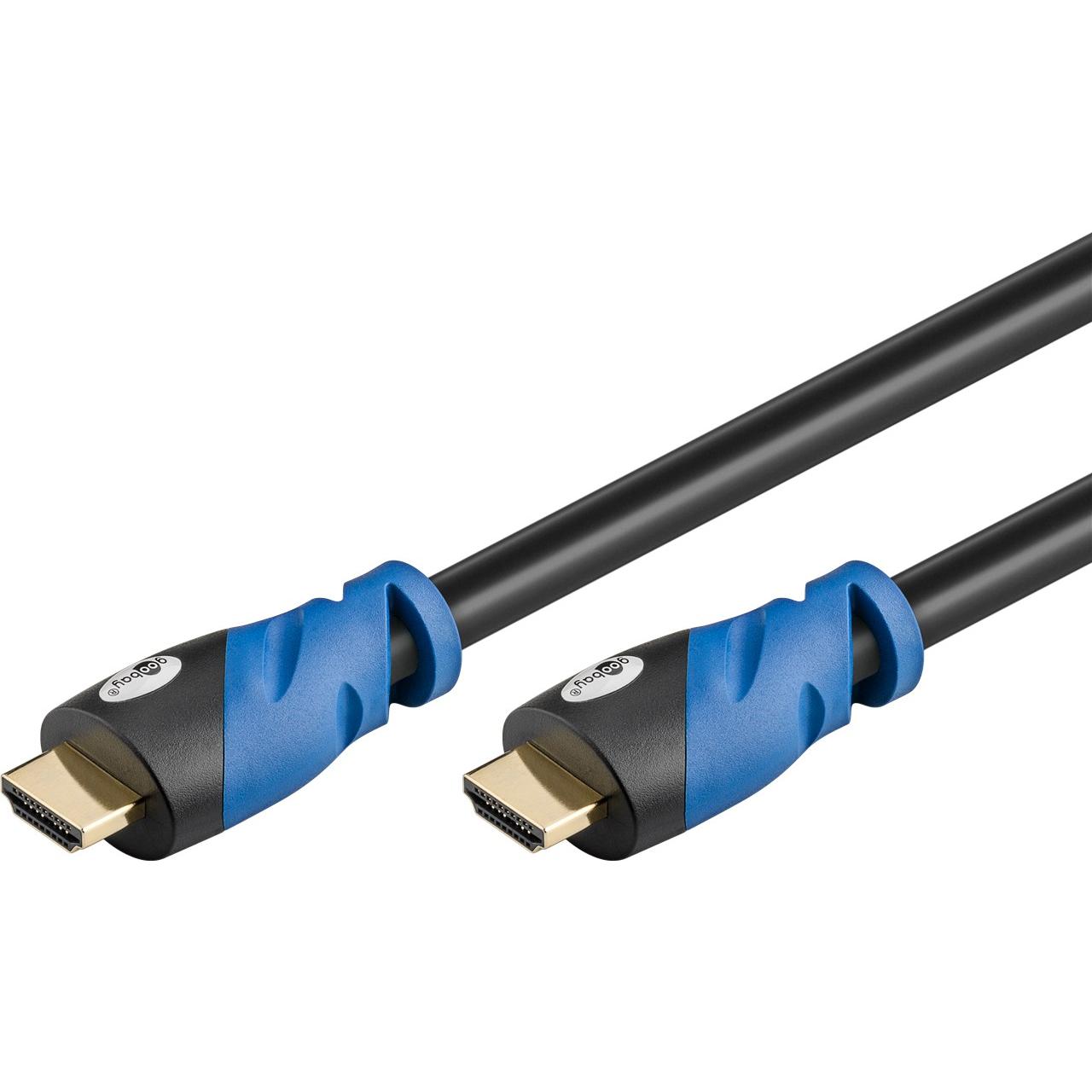 Goobay 72318 cable HDMI 2 m HDMI tipo A (Estándar) Negro