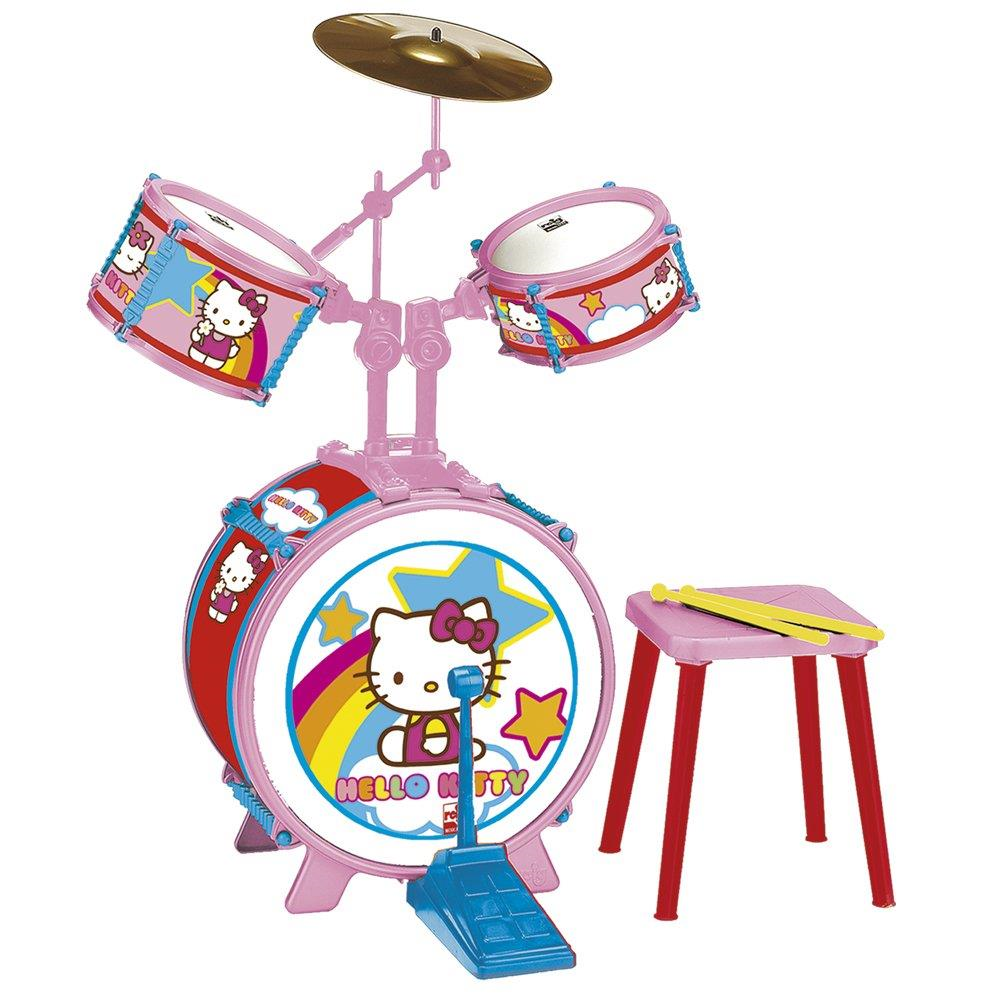 Bateria Hello Kitty 3 Elementos C/ Banqueta (Reig 1491)