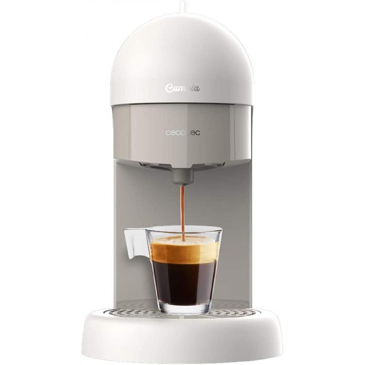 Cecotec Cafetera espresso Power Espresso 20 Barista Compact. 1465 W,  Thermoblock, 20 Bares, Vaporizador, 2 tazas de café, Depósito de agua  extraíble d