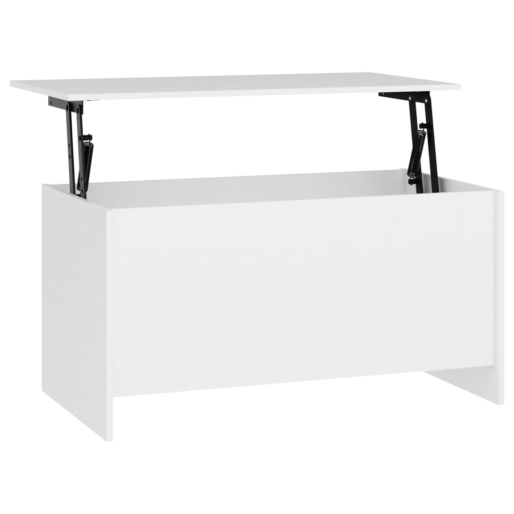 Vidaxl Mesa de Centro Madera Ingeniería 102x55,5x52,5 Cm Blanco