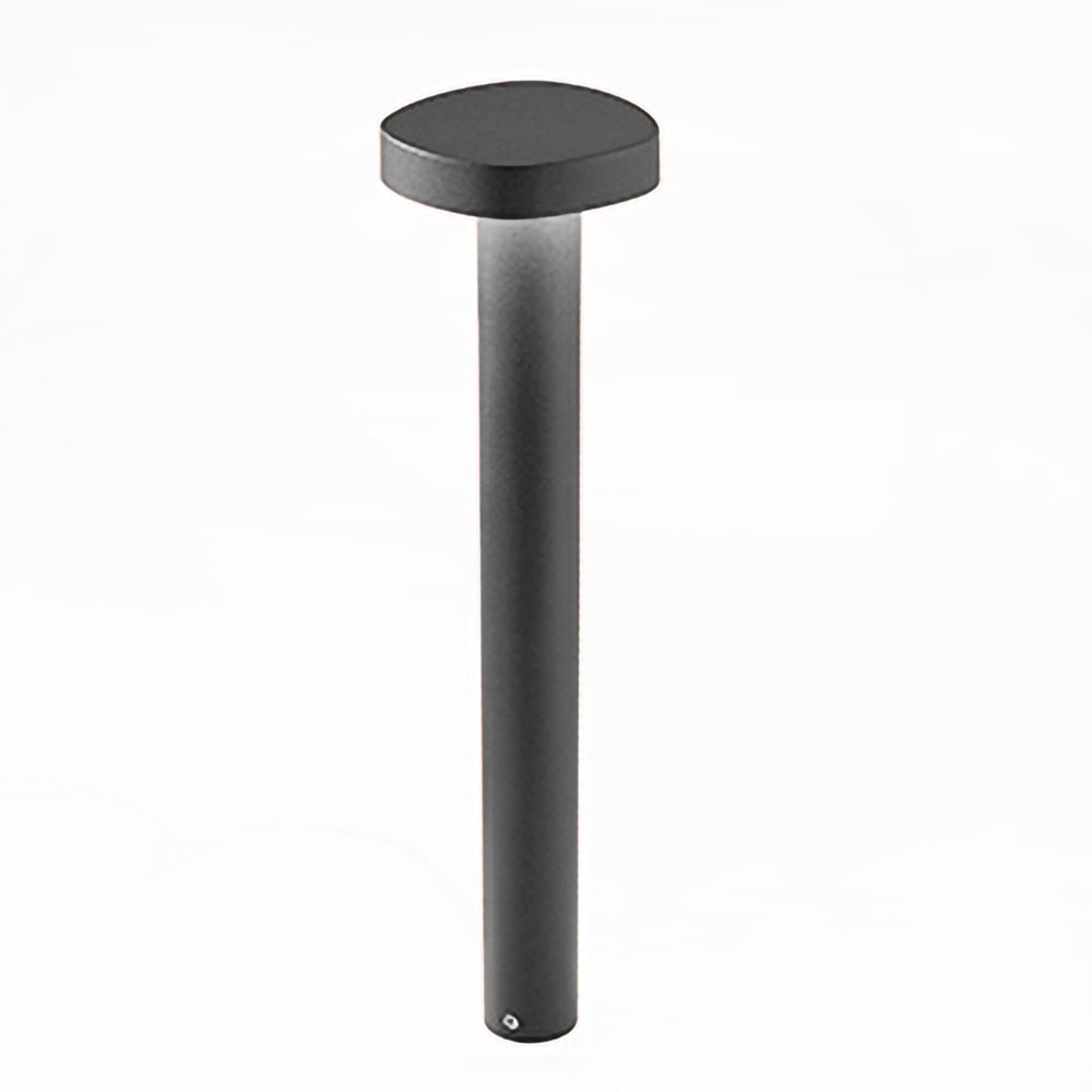 Zafferano Ciottolo - Baliza LED exterior IP54 7W 3000K diseño moderno en aluminio para jardines y caminos - 70 cm Corten