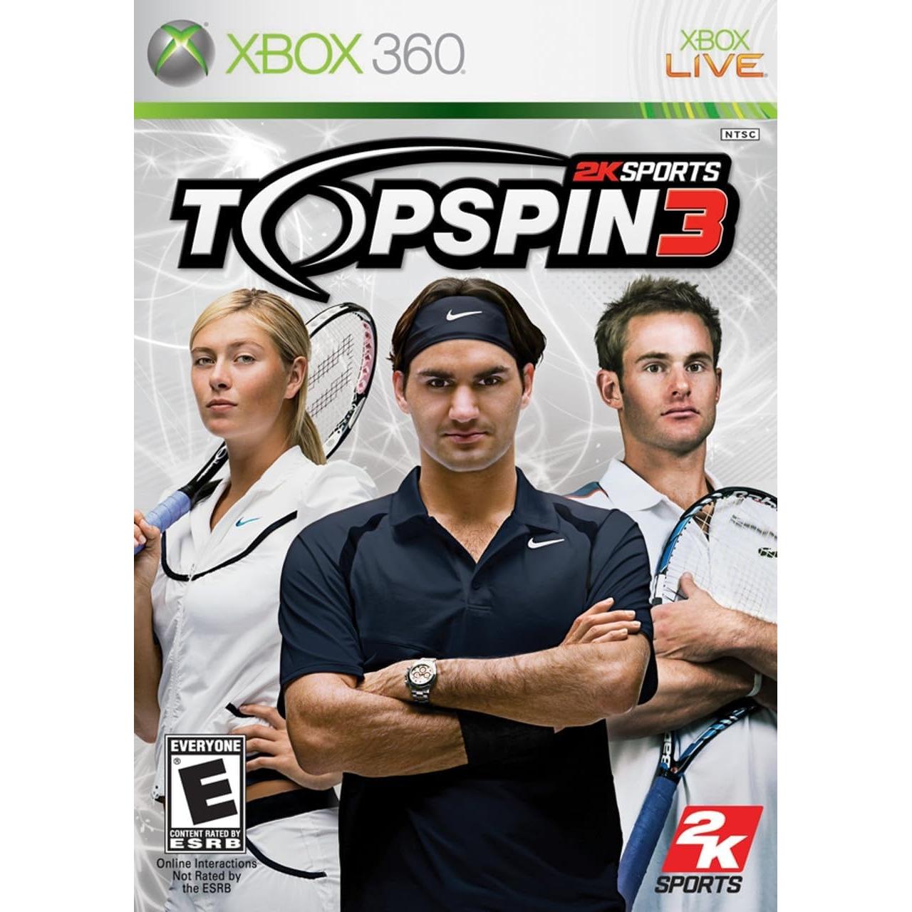 Top Spin 3 Juego para Consola Microsoft XBOX 360