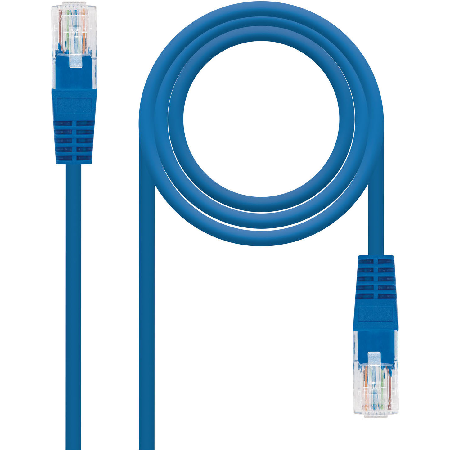 Latiguillo Rj45 Cat6 Utp Cu 1m Azul Nanocable 10.20.0401-bl