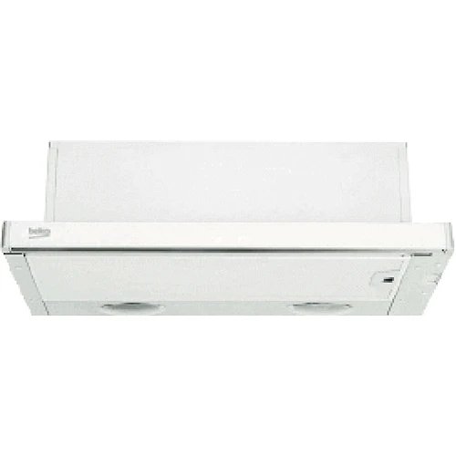 Campana Telescópica (Extraíble) BEKO CTB 6407 W (V2) 60cm 310m³/h Clase D Blanco  | 63dB, Niveles Extracción 3