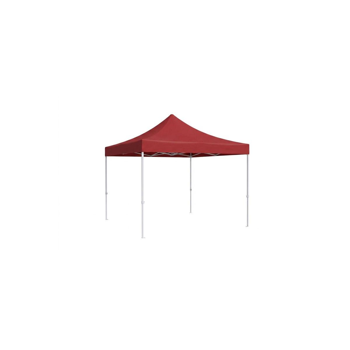 Carpa Plegable 2x2 Eco - Rojo - Impermeable - Cenador ideal para Jardín, Playa, Terrazas - Disponible en varios colores