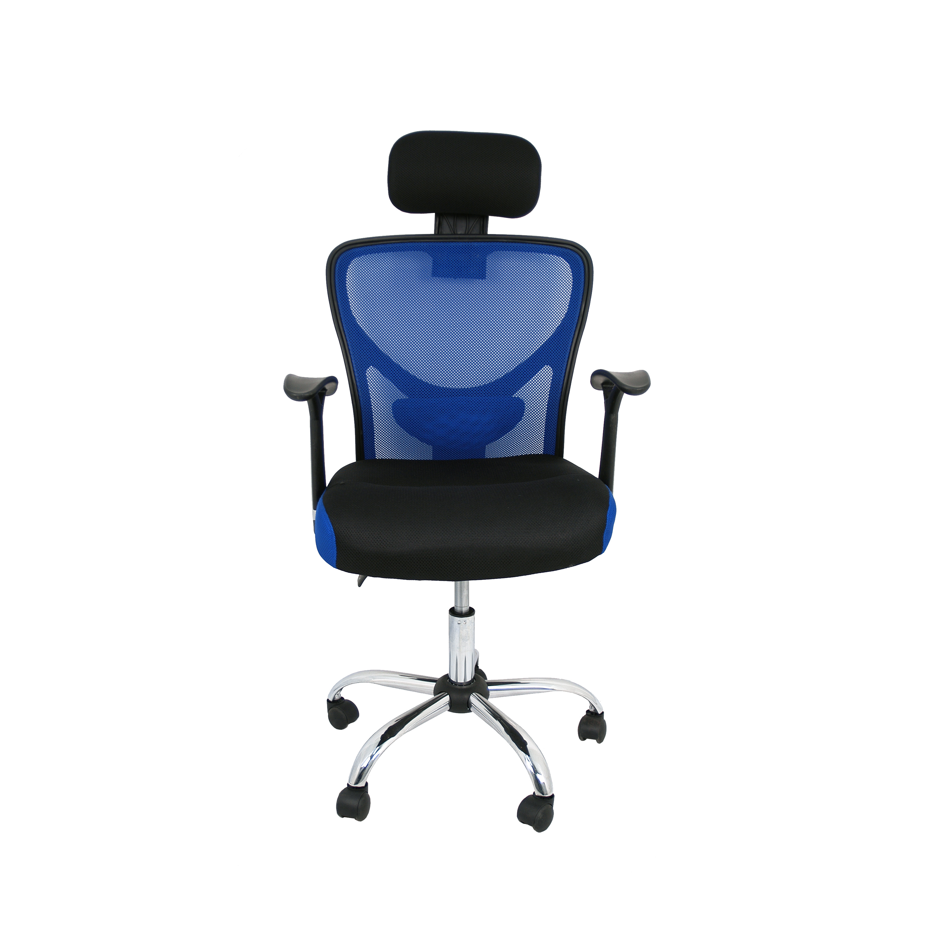 Furniture Style S.L. Silla de Escritorio Ergonómica Carla con Asiento Textil-rejilla Transpirable