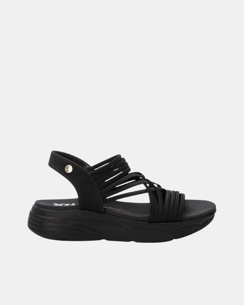 XTI 144100 Sandalias Mujer Negro