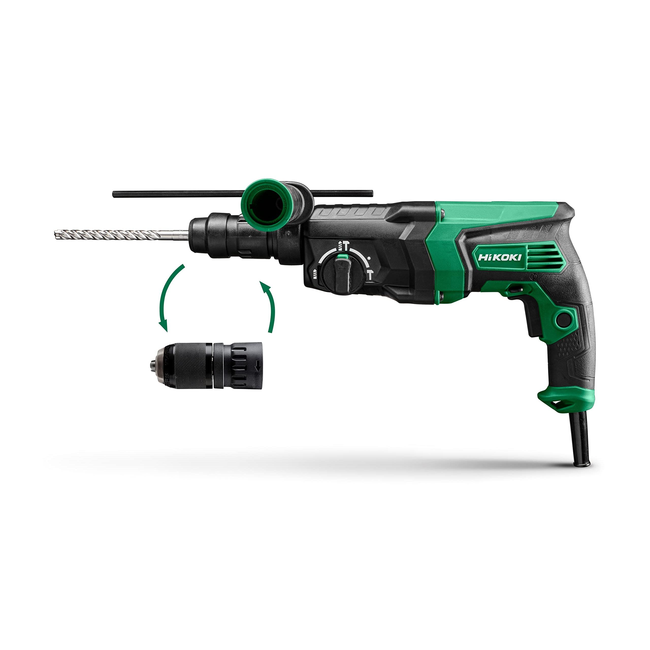 HIKOKI DH26PMCWSZ Martillo perforador y cincelador DH26PMCWSZ (SDS-plus) incluye SSBF de 13 mm