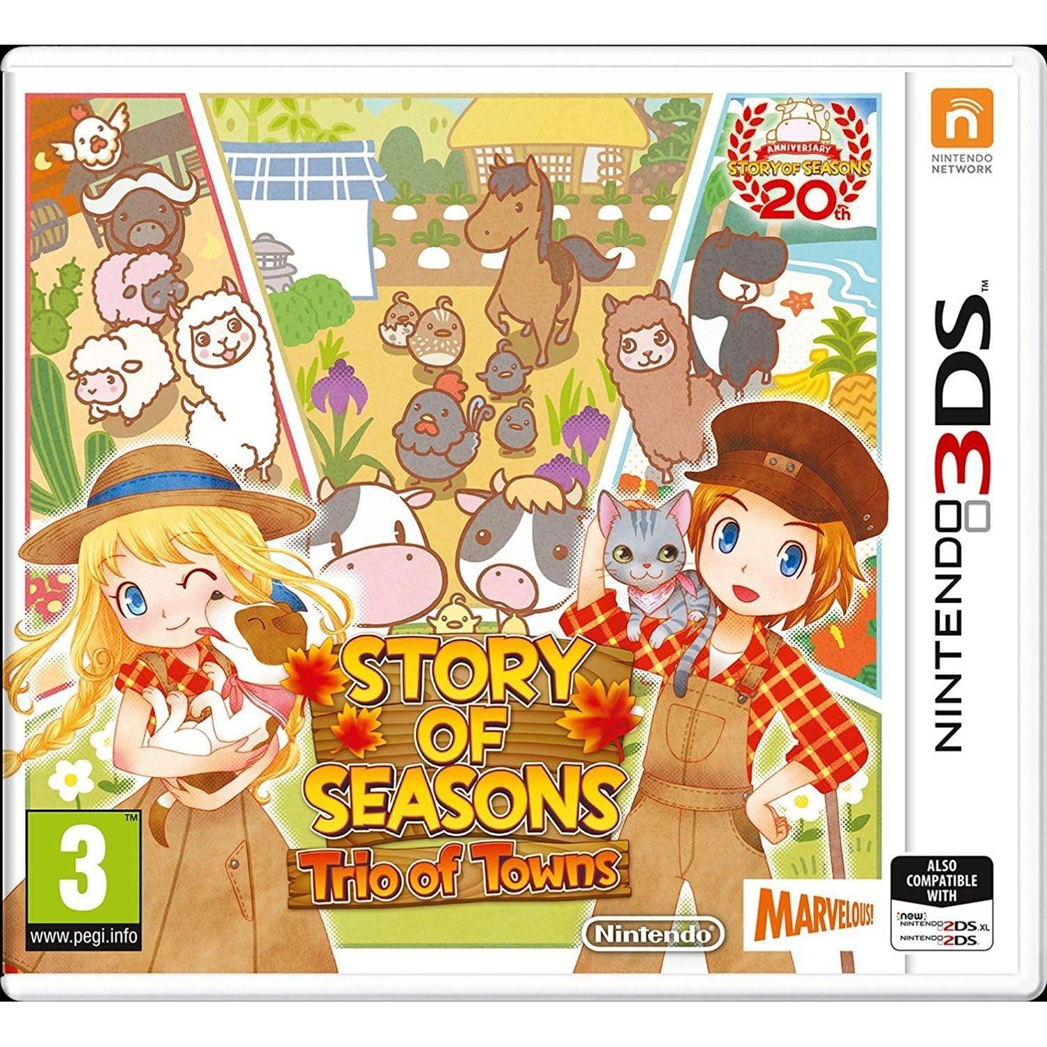 Story of Seasons: Trio of Towns Juego para Consola Nintendo 3DS