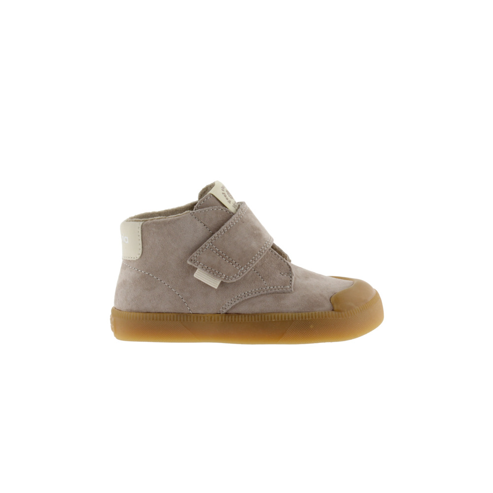 Victoria Oliver Botines barefoot de serraje con tira adherente y suela caramelo 1356108