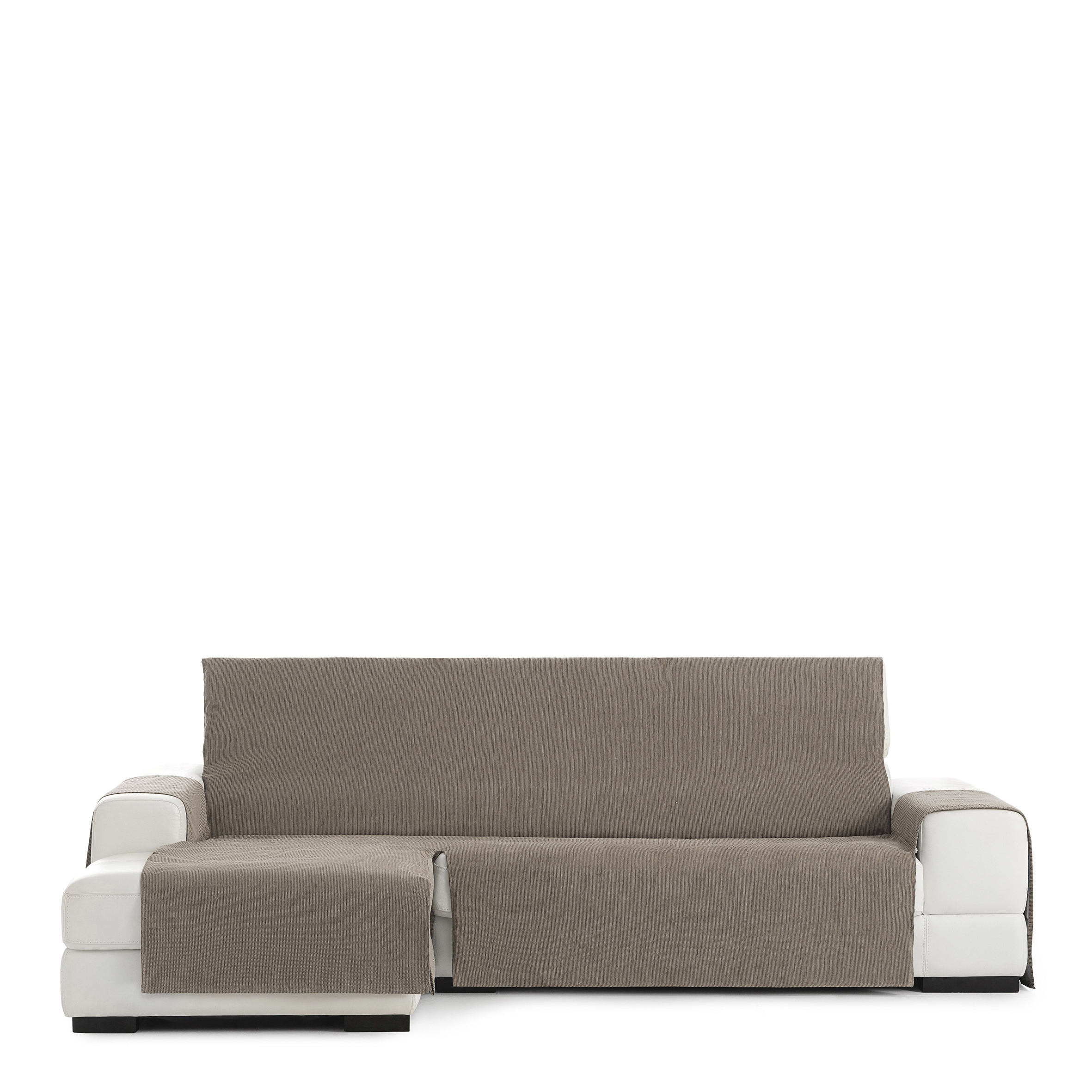 Funda de sofa chaisse longue m/3 mid izquierda (Mirando de frente) c/11 extra, Tamaño extra izquierda, 170x310x110cm, Fábricada en España