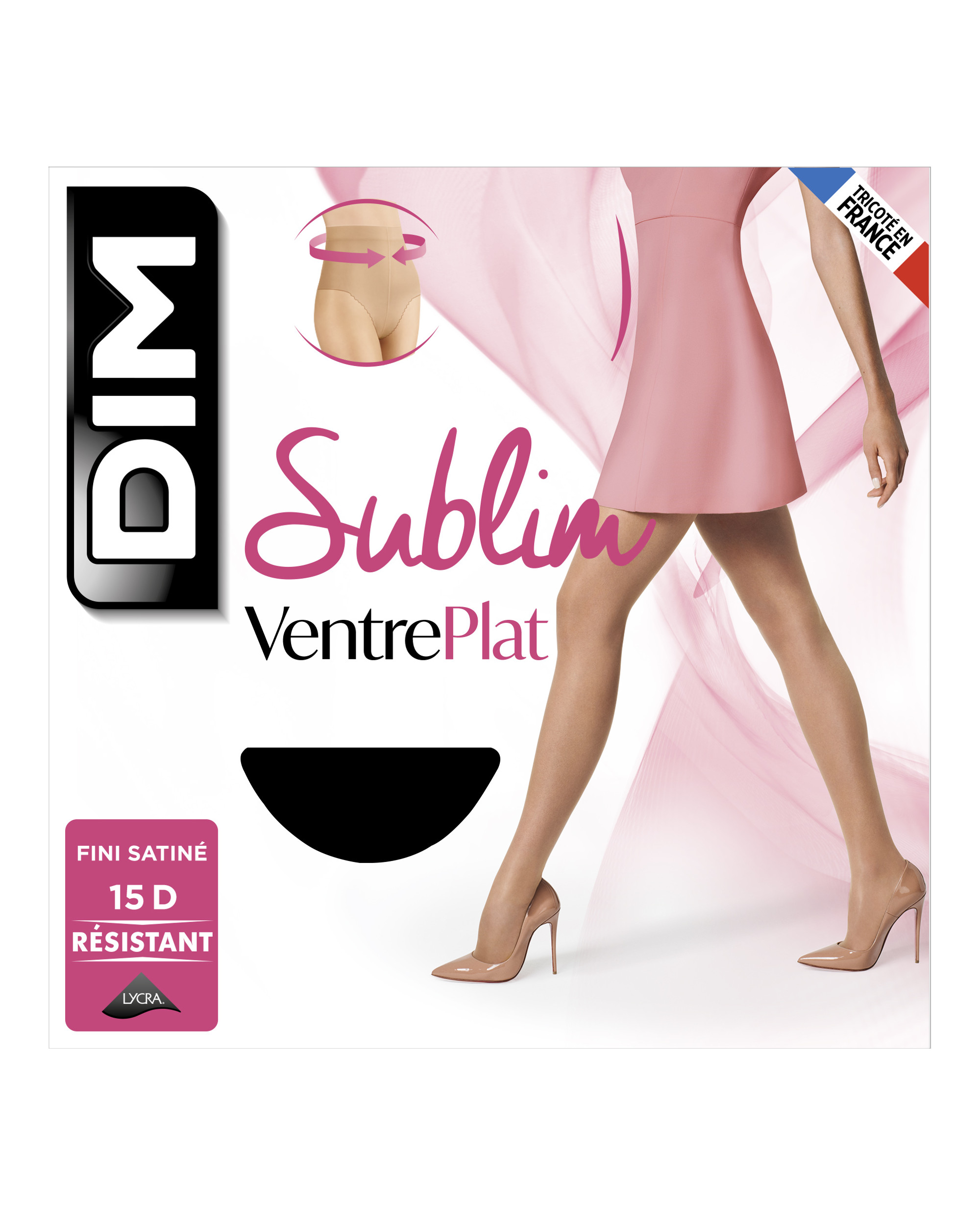 Dim Panty transparente Sublim 15 deniers vientre plano