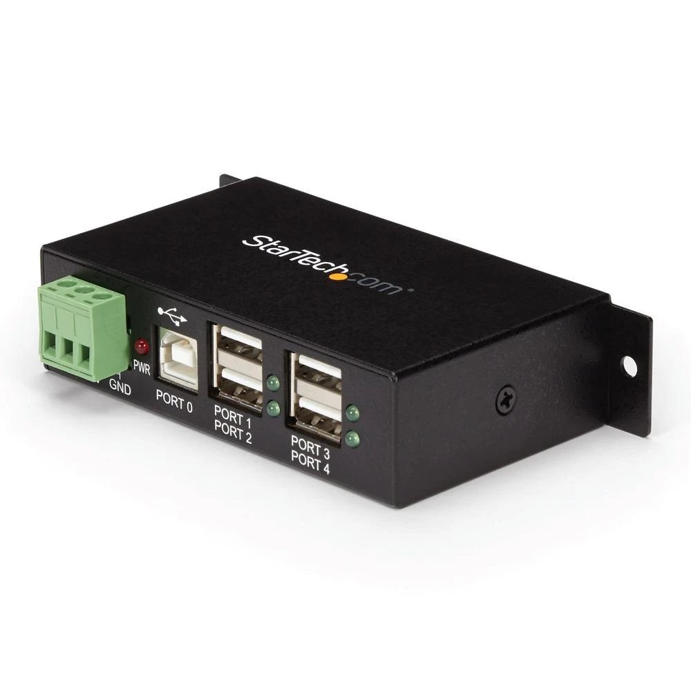 HUB Switch puertos 4 puertos USB 2.0 (expansión), velocidad de transferencia hasta 480 Mbps StarTech ST4200USBM  | USB 2.0, Negro