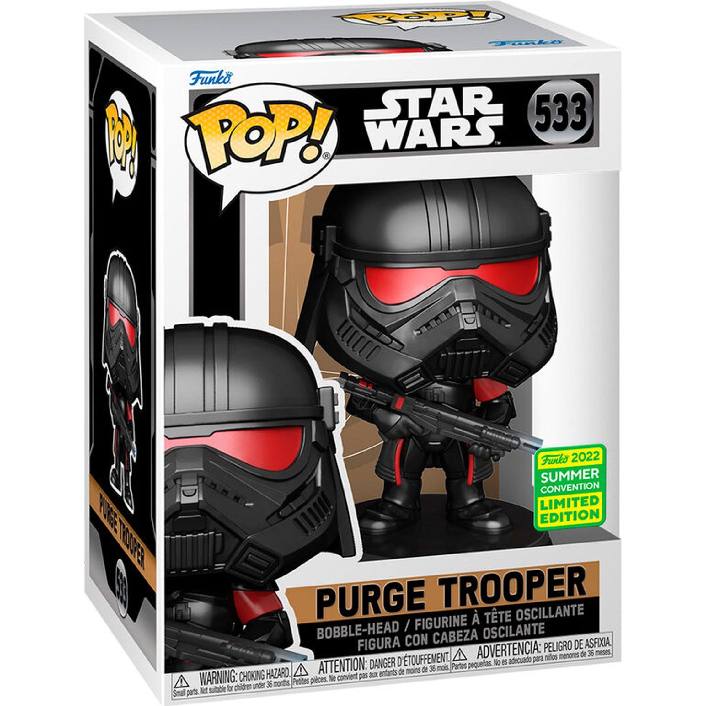 Funko - Figura Pop Star Wars Purge Trooper Exclusive - Funko Pop Coleccionable De Edición Limitada - Funko Pop Diseño Detallado Y Realista - Funko Pop Ideal Para Regalo - Funko Pop Gran Variedad De Personajes