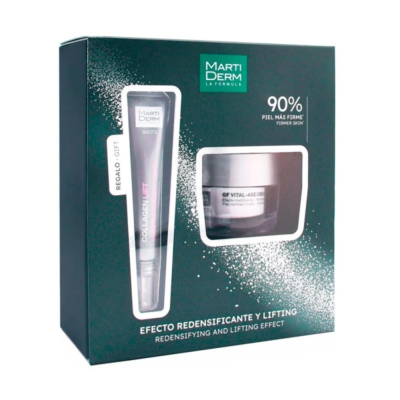 Martiderm Pack Redensificante Y Lifting Gf Vital Age + Shot Collagen Lift