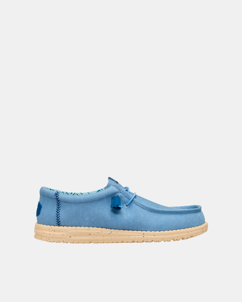 HEY DUDE 40700 WALLY STRETCH CANVAS Zapatillas Hombre Azul