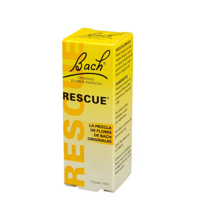 Bach Rescue Remedy 10ml - Flores de Originales - Reequilibra Rápidamente el Estado de ánimo