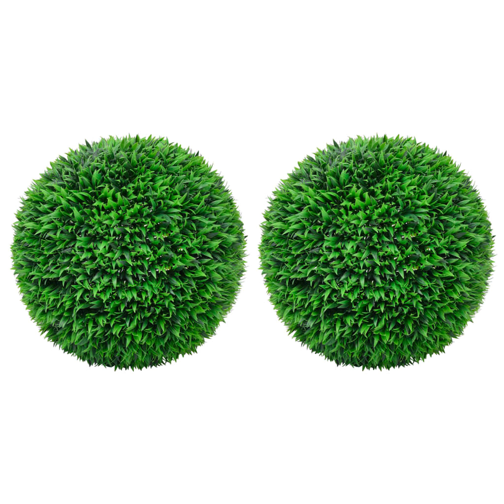 vidaXL Bolas de Boj Artificial Adorno Floral Planta Maceta Jardinera Dimensiones 20 cm (2 unidades),  15 cm (4 unidades),  30 cm (2 unidades) y mas