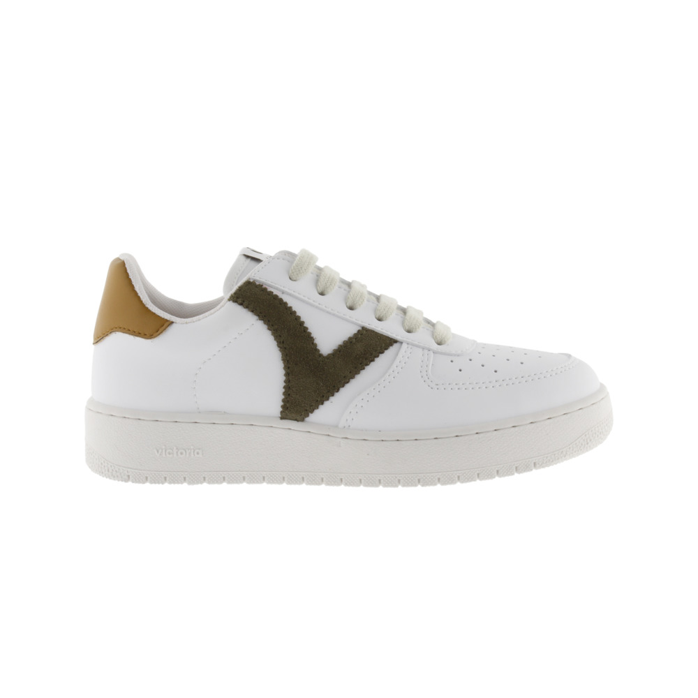 Victoria Madrid Zapatillas de efecto piel con piezas de color en contraste y puntera perforada 1258201
