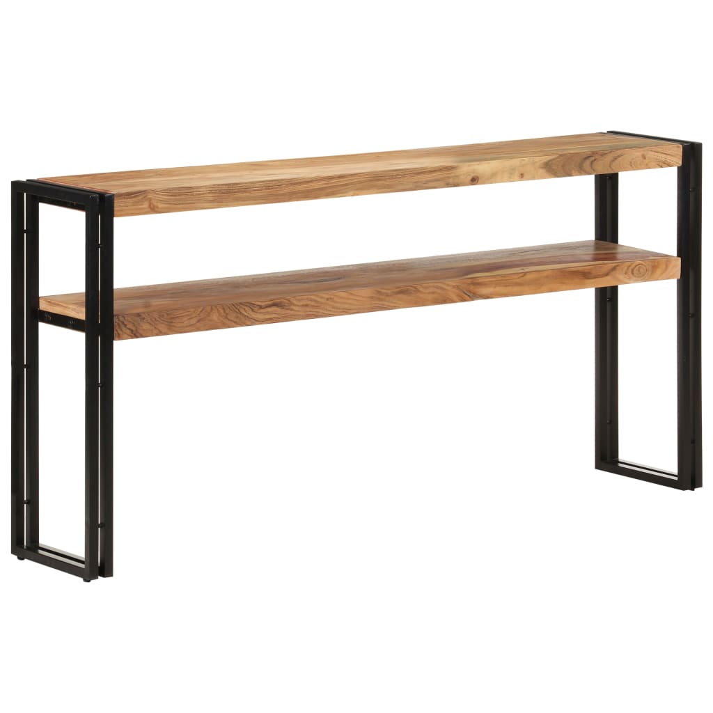 Vidaxl Mesa Consola de Madera Maciza de Acacia 90 X 30 X 75 Cm
