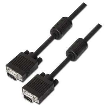 Cable SVGA Aisens A113-0076/ HDB15 Macho - HDB15 Macho/ Hasta 3W/ 10Mbps/ 20m/ Negro