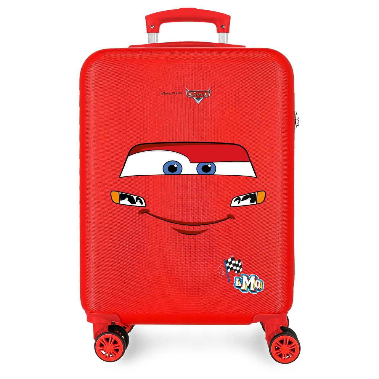 Maleta de cabina Disney Cars Rayo Mcqueen Rojo 55x37x20cm