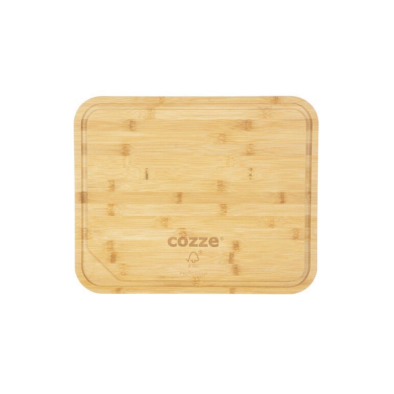 Placa de Corte de Bambú Certificación LFGB Mejillones por Ezooza 430x350x20mm