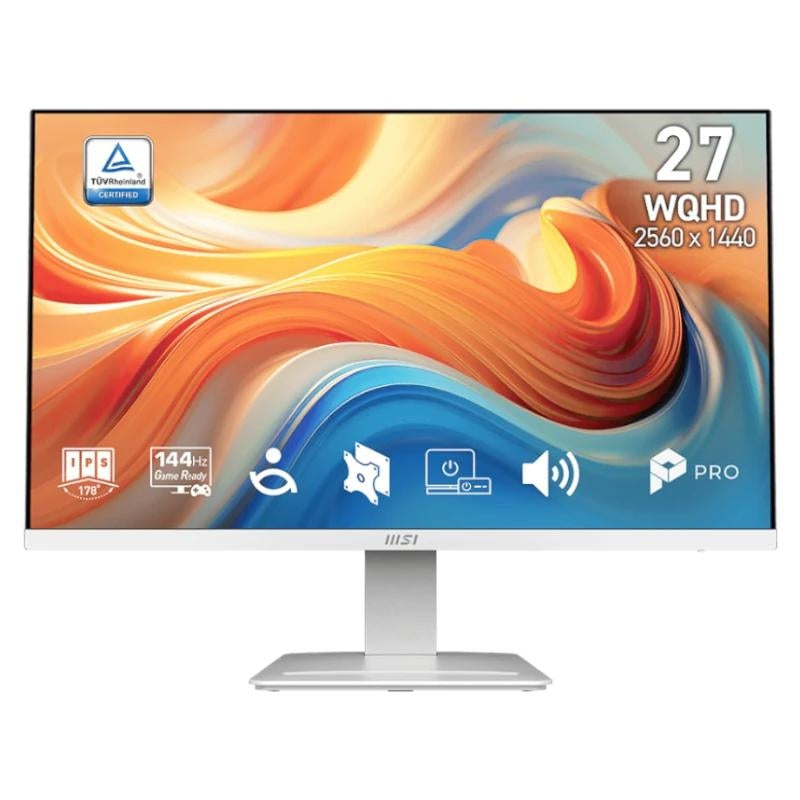 Monitor MSI PRO MP273QW 27" WQHD 144Hz IPS HDR Ready Altavoces Tiempo de respuesta 1ms