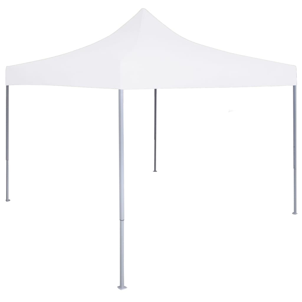 vidaXL Carpa plegable profesional acero blanco 3x3 m