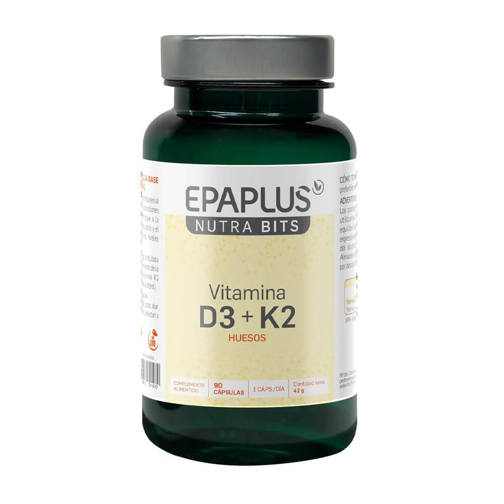Epaplus Nutra Bits Vitamina D3+K2 Huesos 90 Cápsulas